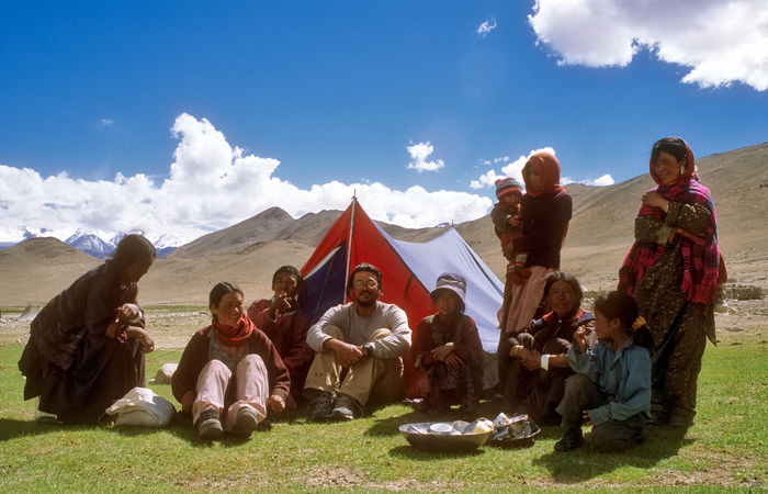 camping with the Chang-pa nomads